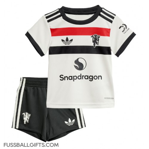 Manchester United Fußballbekleidung 3rd trikot Kinder 2024-25 Kurzarm (+ kurze hosen)